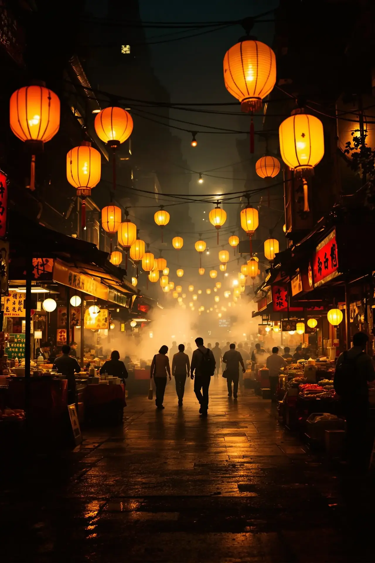 烟火人间 背景海报